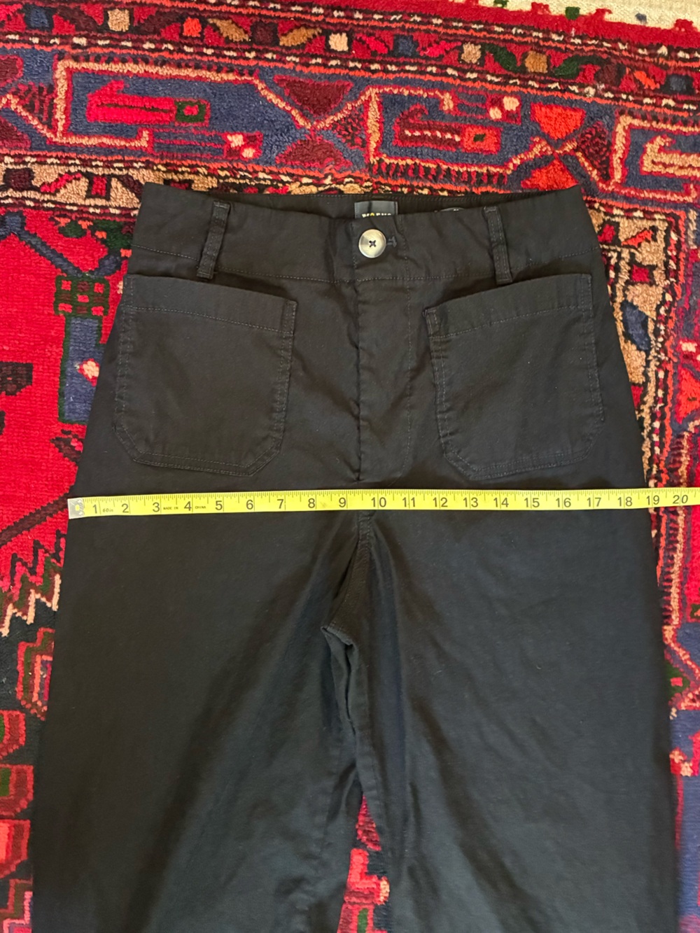Maeve Colette Magic Fabric Crop Wide Leg Pants - Picture 5 of 9